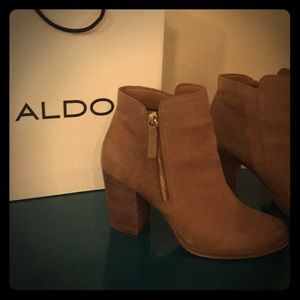 Aldo suede booties